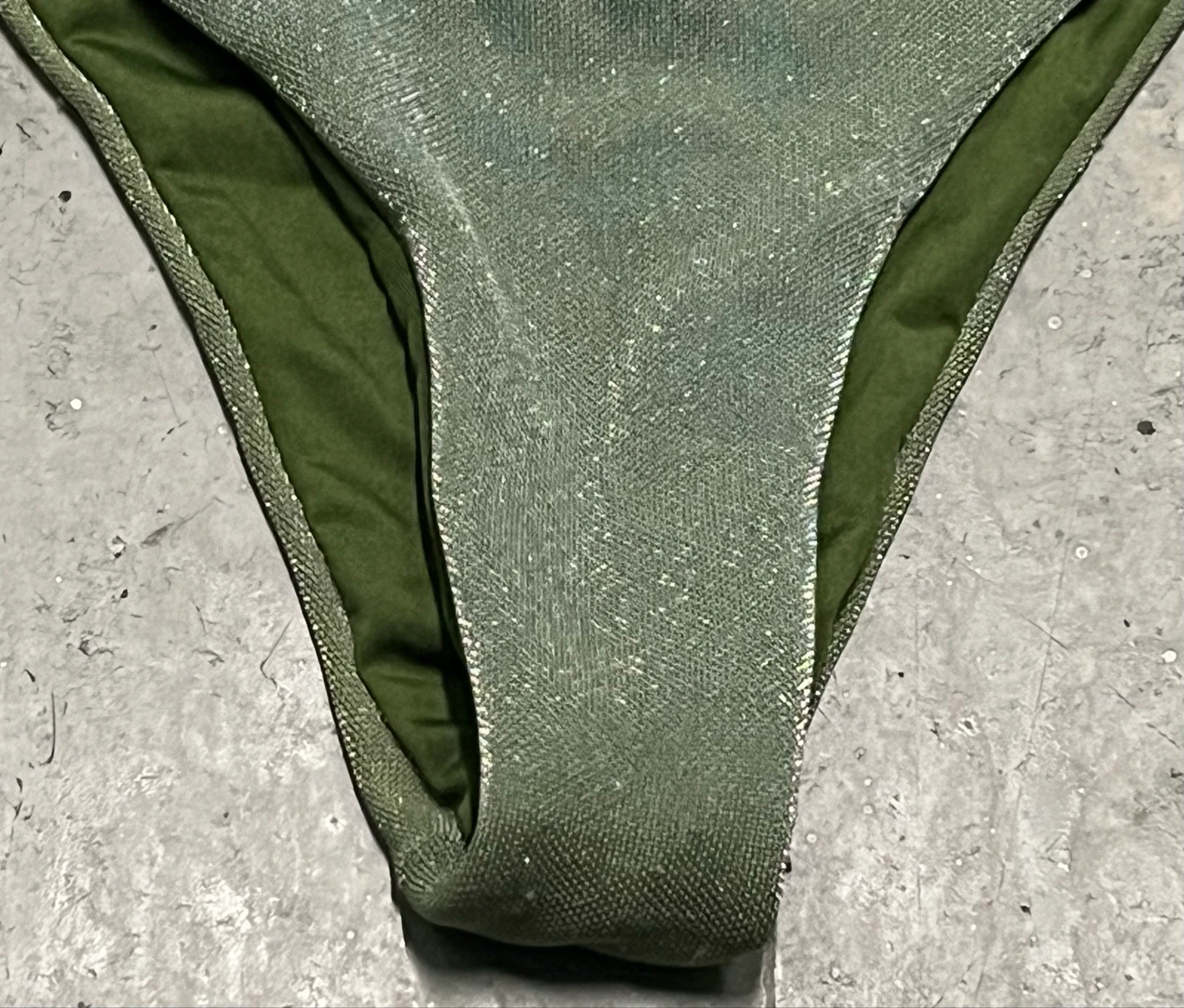 Bikini vert bicolore et brillant – photo 10